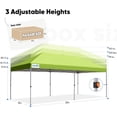 thumbnail image 4 of Quictent 10x20 ft Pop up Canopy with Mesh Window Sidewalls Ez up Canopy Tent Instant Shelter for Outdoor, Green, 4 of 7