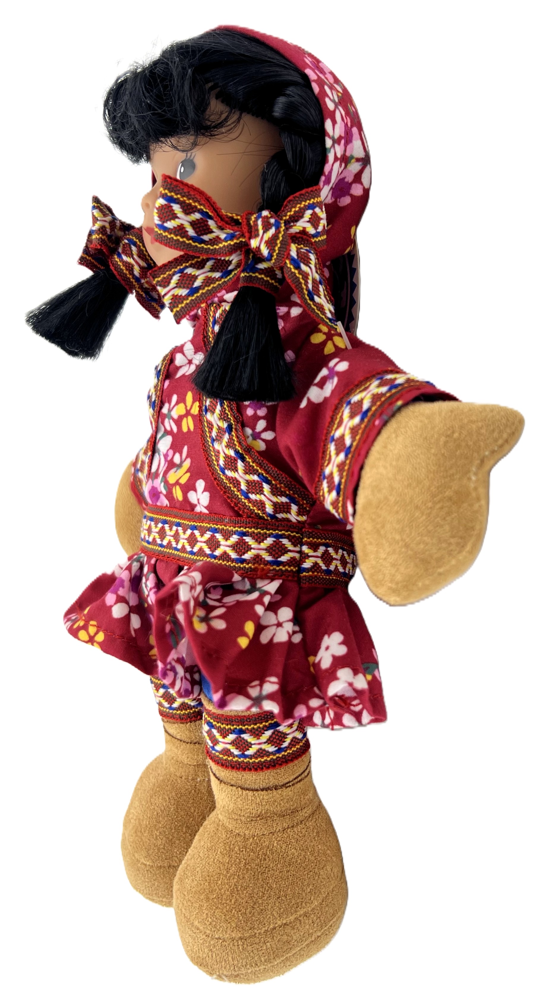 Alaskagift Alaskan Girl Doll With Red Kuspuk