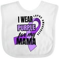 thumbnail image 3 of Inktastic I Wear Purple for My Mama Lupus Awareness Boys or Girls Baby Bib, 3 of 4