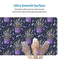 thumbnail image 6 of Vsdgher Lavender Flowers for Mouse Pad with Stitched Edges,Desk mat for Laptop,Computer & PC, Wristing Pad for Gamer,Office & Home,12 x 31.5 in, 6 of 8