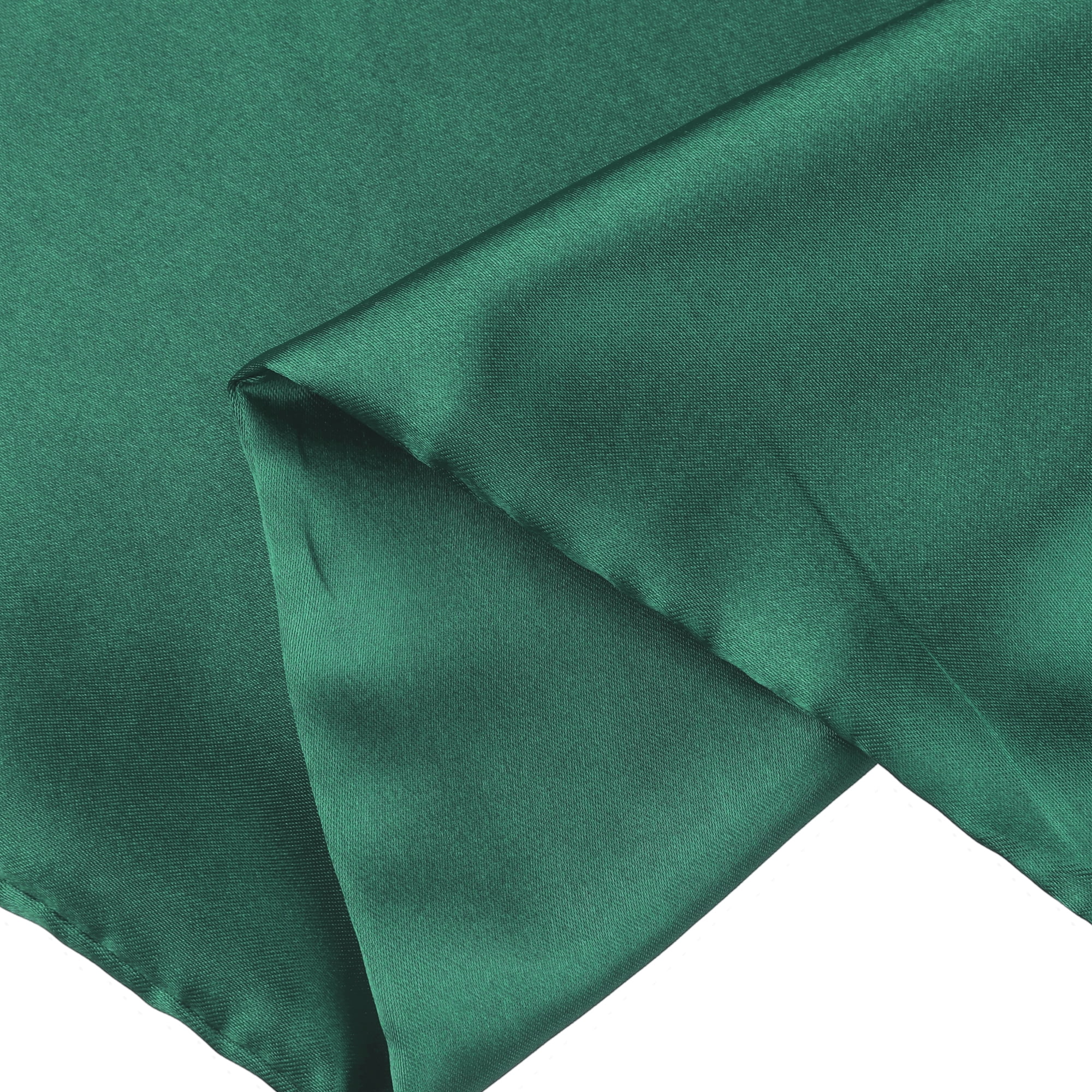 Unique Bargains Envelope Closure Breathable and Soft Satin Pillowcase (2 Count) Green Non-Standard