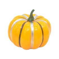 BinKFF Halloween Decorations Indoor - Halloween Pumpkin Decor - Black White and Orange Pumpkins Artificial Pumpkins for Crafts Fall Decorations for Home Halloween Thanksgiving Decor
