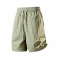 thumbnail image 2 of Aimik Women's Plus Size Athletic Shorts Solid Elastic Waist Shorts with Pockets and Drawstring Summer Comfortable Workout Bottoms, 2 of 6