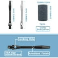 thumbnail image 4 of Qianfeng 24 Pcs Dart Shafts, 35mm Aluminum Darts Accessories with Sharpening Stone, Black and Silver, 4 of 11