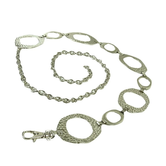 Style & Co. Women's Textured Oval Chain Belt