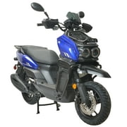 HHH Tank 150 Moped Gas Scooter 150cc Motorcycle Automatic Adult Bike with 12 Aluminum Wheels