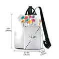 thumbnail image 3 of FORMRS Women's Travel Backpack Purse Anti-theft Hidden Pockets Casual Shoulder Bag, Colorful Flower, 3 of 7