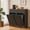 Black, variant on AHB Double Tilt Out Trash Cabinet with Drawers for Two 10 Gallon Bins, Kitchen Trash Can Storage Organizer, 35.63"L x 13"W x 35.63"H, White