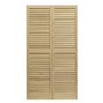 thumbnail image 3 of AWC Exterior Wood Window Shutters Louvered 15"wide x 63"high Unfinished, 3 of 6