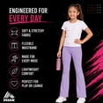 thumbnail image 5 of RBX Girls Stretch Flare Bell Bottom Leggings with Pockets for Yoga Dance and Play 2 Pack, 5 of 7