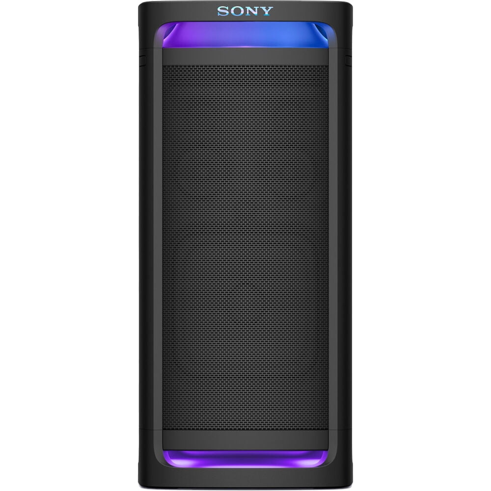 Sony SRSULT900 ULT Tower 9 Bluetooth Karaoke Party Speaker with Carrying Handle and Wheels Bundle with Sony ULT POWER SOUND series ULT MIC Wireless Microphone (2 Mics, 1 Receiver)