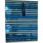 Holiday Time Large Gift Bag, Frost Stripe