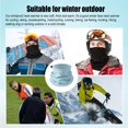 thumbnail image 3 of Cateissary Calentador de cuello colores surtidos térmico cómodo cuello polaina espesar gran textura accesorios de ciclismo pañuelo para el cuello para Suministros térmicos Azul Cateissary HA059437-15, 3 of 6