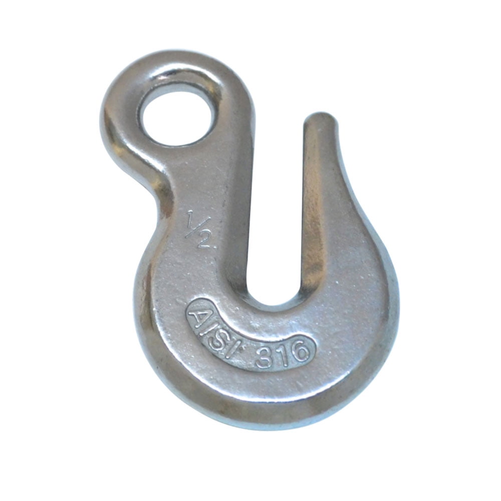 Stainless Steel Marine Boat 1/2 Precision Cast Eye Grab Hook Chain Anchor T316 
