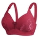 thumbnail image 1 of Gibobby Lenceria para mujer sexy Día de San Valentín Sujetador de encaje Sexy a la para mujer, ropa interior cómoda de talla grande a la , sujetador transpirable para muj(Rojo, 48), 1 of 5