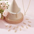 thumbnail image 4 of 1 Box Cross Pendant Charms 18K Gold Plated Brass Tiny Cross Dangle Charms with Hole for DIY Necklace Bracelet Jewelry Making, 4 of 9