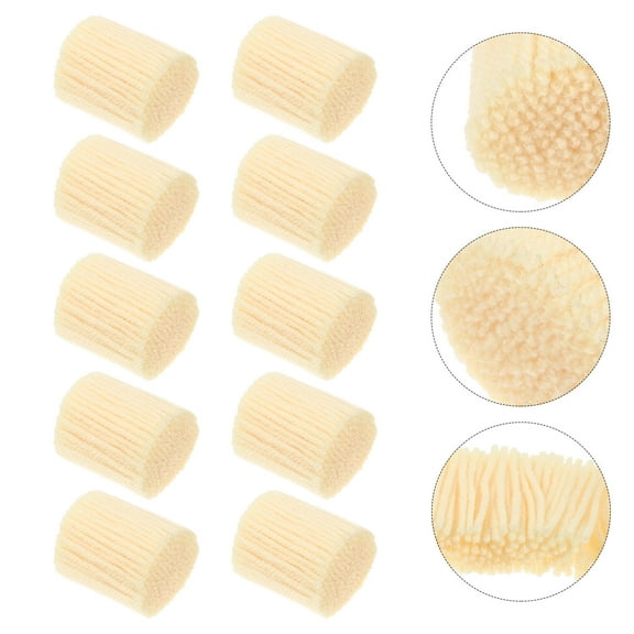 IDEANATEGRATE Beige Latch Hook Rug 10 Rolls for Rug Making Kits and DIY Crafts