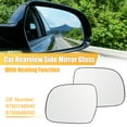 thumbnail image 2 of Unique Bargains 1 Pair Car Left Right Side Rearview Heated Mirror Glass for Lexus RX300 No.8790148040/8790648050, 2 of 6