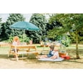 thumbnail image 2 of Plum® Rectangular Picnic Table with Blue Parasol, 2 of 2