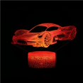 thumbnail image 4 of Luz De La Noche Del Led 3D Del Control Táctil Colorido De La Forma Del Coche Para La Sala De Estar Del Dormitorio Al Aire Libre Yuarrent HA021948-00, 4 of 7