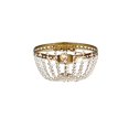 thumbnail image 1 of Elegant Lighting Kylie Support Affleurant 12 Pouces en Laiton, 1 of 2