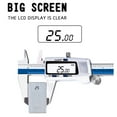 thumbnail image 6 of Stainless Electronic Digital Caliper Stainless Steel Slide Caliper Measuring Tool Electronic Micrometer Caliper With Large LCD Screen 3 Measurement Units Switchable, 6 of 7