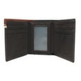 thumbnail image 2 of Western Tooled Genuine Leather Star Men's Short Trifold Wallet in 2 colors, 2 of 3