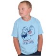 thumbnail image 4 of Popeye Patriotic American Flag Strong Crewneck T Shirts Boy Girl Teen Brisco Brands S, 4 of 5