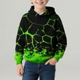 thumbnail image 4 of CYRBOKO Boys Graphic Hoodies, Long Sleeve Thermal Casual Fall Winter Sweatshirts Green Size 7-8 T, 4 of 7