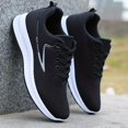thumbnail image 7 of Men's Breathable Mesh Sneakers,  Black Trendy Versatile Work Shoes Summer Anti-Odor Casual Shoes, Slip- Lightweight Woven Running Shoes,, 7 of 7