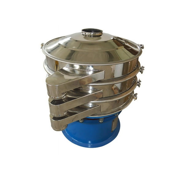 PreAsion Electric Vibrating Screen 39.3" Liquid Powder Sifter Shaker Stainless Steel Filter Sieve Machine With 20,100 Mesh Screens 220V