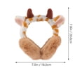thumbnail image 2 of Weiweiguan 1Pc Useful Women Earmuff Ear Warmers Warm Rabbit Hair Ear Muff Ear Protective Cover, 2 of 6