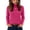 Hot Pink #34, variant on DORKASM Women's Sweaters Turtleneck Lightweight Comfort Blouses Long Sleeve Slim Fit Ribbed Knit Comfy Bottoming Shirts Fall Winter Casual Stretch Pullover Hot Pink XL