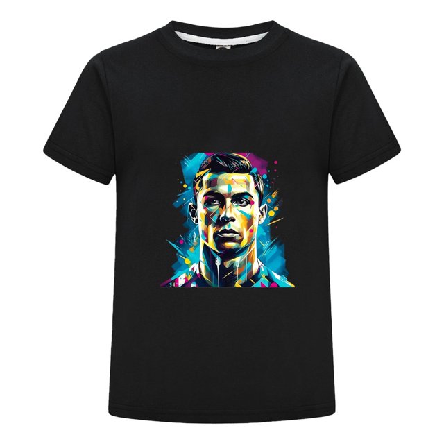 Camiseta Niño Fan Cristiano Ronaldo | Ropa Casual para Verano