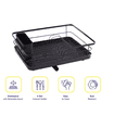 thumbnail image 3 of DRHACE-Three-piece multi-functional dish drying rack set, with drain board and cutlery rack., 3 of 4