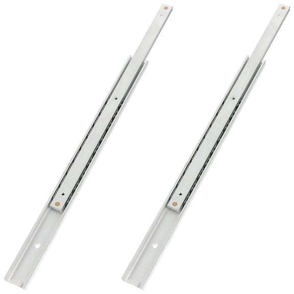 unbranded  Two-way Push-pull Track Drawer Slide Out Drawers Rails Silver