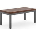 thumbnail image 1 of Homestyles Table Basse en Bois d'Acajou Merge Teinture Noyer Brun, 1 of 27