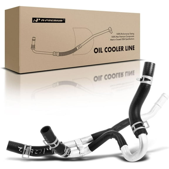 A-Premium Engine Oil Cooler Line Hose Assembly Compatible with Ford Escape Mazda Tribute 2001-2004 MPV 2001-2006 2.5L 3.0L