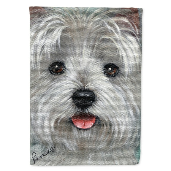 Carolines Treasures PPP3212GF Westie Kissable Face Flag Garden Size  Small multicolor