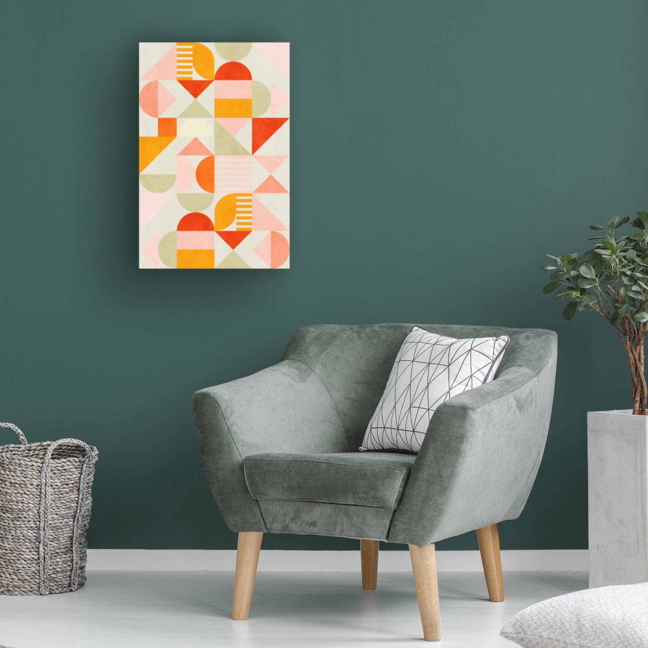Trademark Fine Art Ana Rut Bre Bauhaus Fun Pastel Canvas Wall Art
