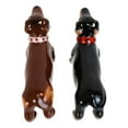 thumbnail image 2 of Sausage Wiener Dogs Black And Chocolate Dachshunds Salt And Pepper Shakers Set, 2 of 5