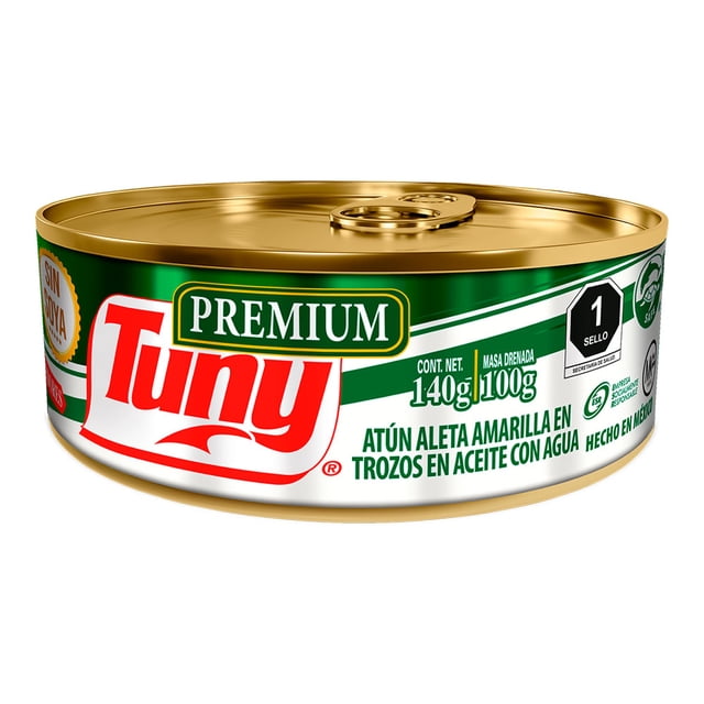 Atún Tuny premium en aceite en trozos 140 g
