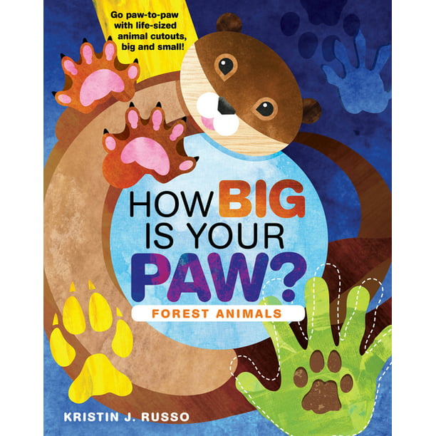 How Big Is Your Paw? Forest Animals : Go Paw-To-Paw with Life-Sized Animal  Cutouts, Big and Small! (Board book) 