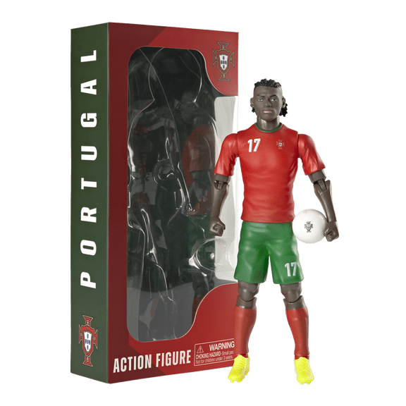 Banbo Toys SOCKERS Portugal National Rafael Leao 8" Collectible Soccer Action Figure