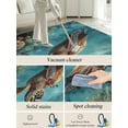 thumbnail image 5 of Sea Turtle Area Rug for Bedroom 3x5 Ft Nautical Turquoise Ocean Underwear Coral Retro Super Soft fuzzy Throw Rug Non-Slip Fluffy Plush Indoor Floor Carpet for Living Room Nursery Home Decor, 5 of 8