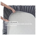 thumbnail image 5 of KriKac RV Short Queen Sheet Set - 4 Piece Bed Sheets for RV Short Queen Size Bed, Deep Pocket, Hotel Luxury, Extra Soft, Breathable and Cooling, Grey RV Short Queen Size Sheets, 5 of 9
