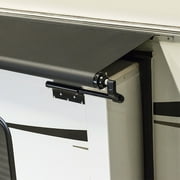 Lippert V000168104 Solera Black Awning Slider with Black Weatherguard - 66