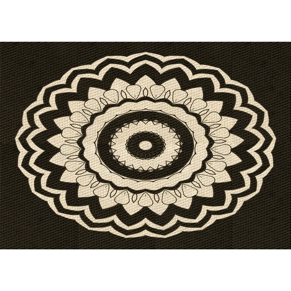 Ahgly Company Machine Washable Indoor Rectangle Transitional Camel Brown Area Rugs, 2' x 5'