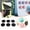 A, variant on Nnndbs Round Flexible Rubber Magnets with Adhesive Backing, Self-Adhesive Magnetic Dots for Crafts Fridge Whiteboard, Peel & Stick Magnets for DIY Projects, 15mm Magnetic Circles