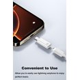 thumbnail image 3 of Adaptador de audio USB C a Lightning para auriculares AReMe, paquete de 2, 3 of 6